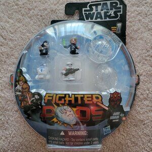 NEW Star Wars Fighter Pods Series 1 Skywalker R2 D2 Storm Trooper Emperor